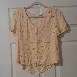 Elodie yellow floral blouse